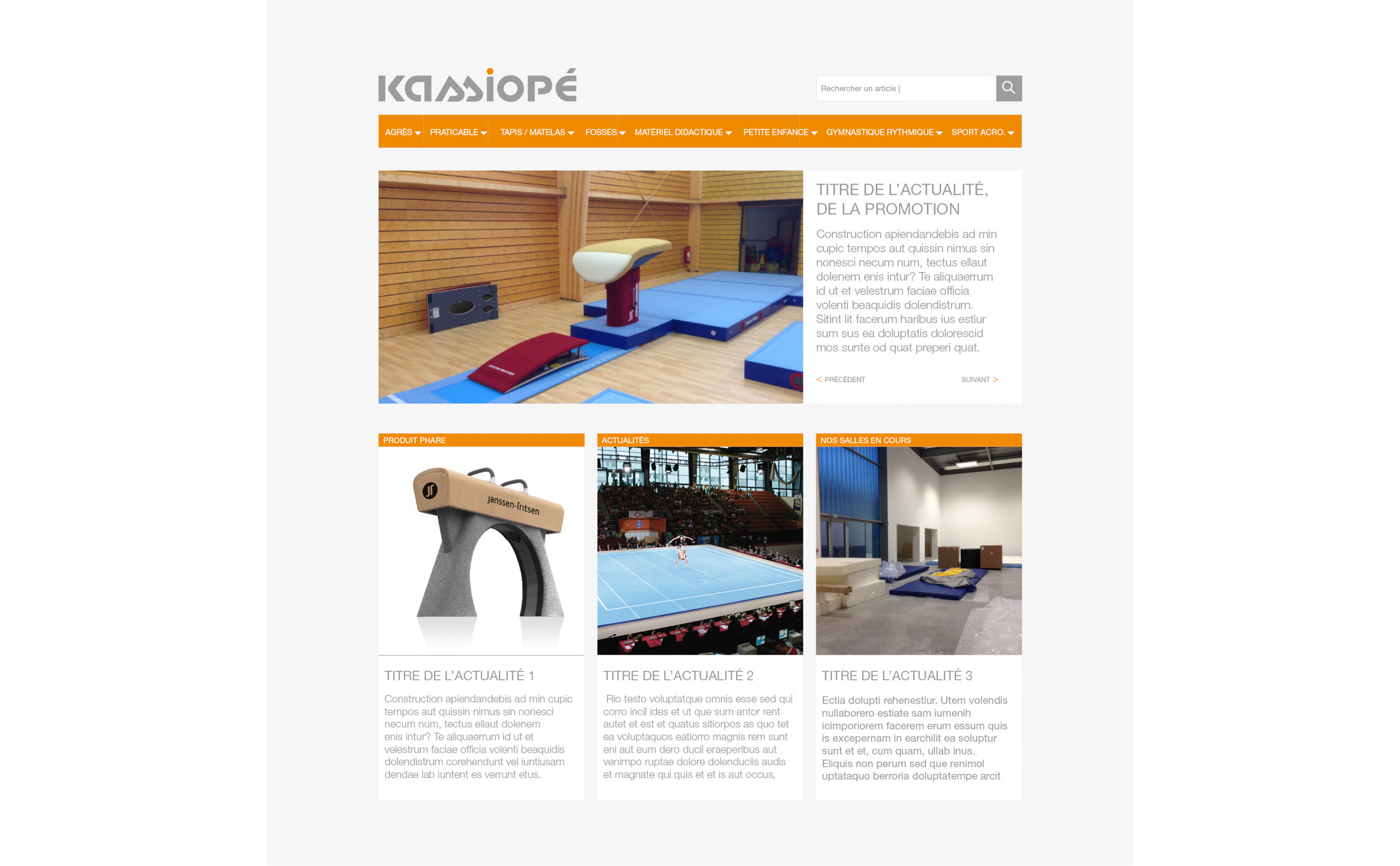 Kassiopé site web
